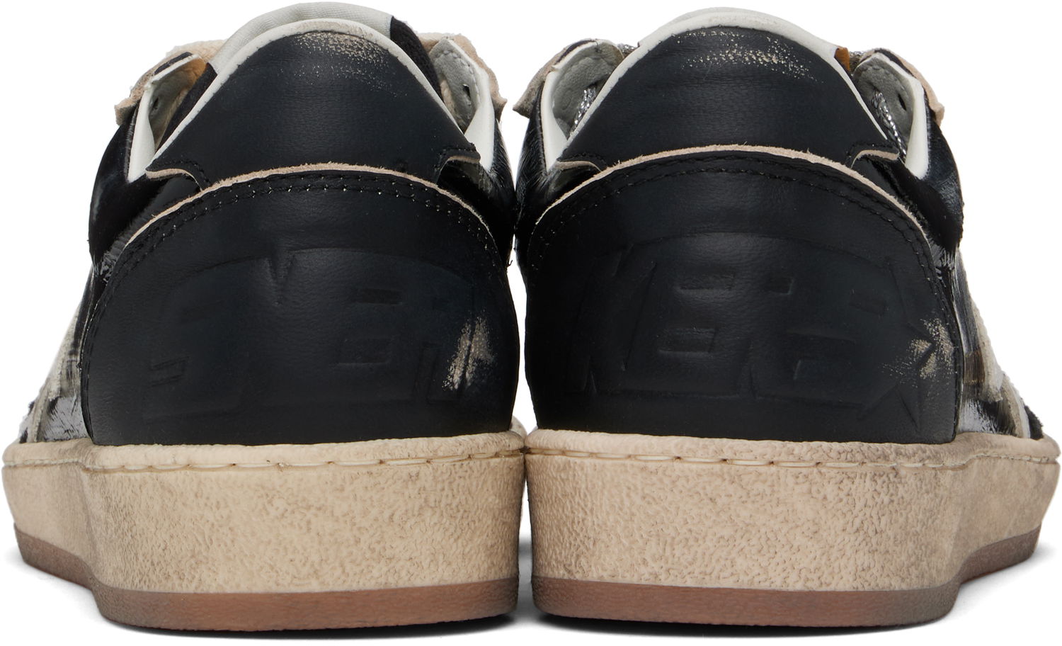 Кецове и обувки Golden Goose Golden Goose Ball Star Destroyed Toe Черно | GWF00853.F006821.90477, 1