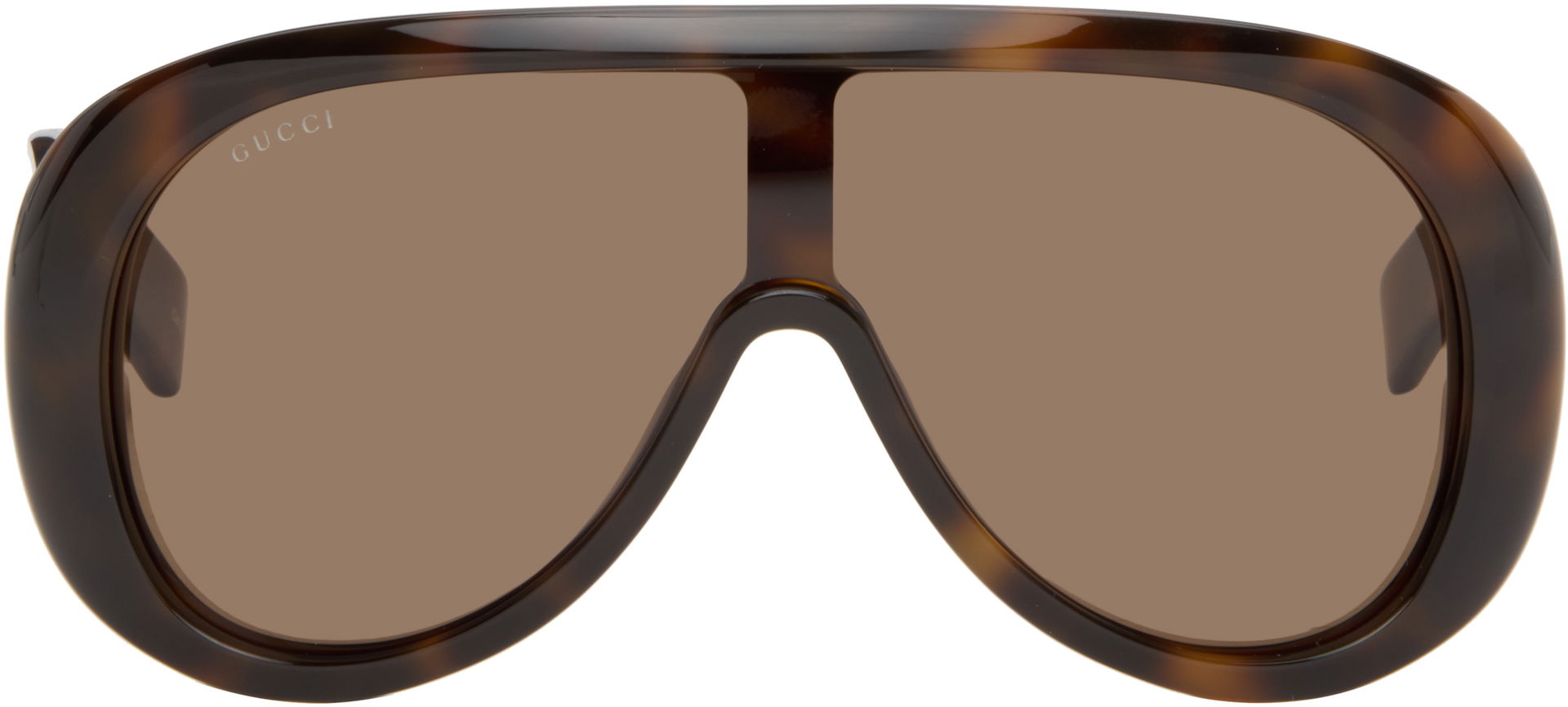 Tortoiseshell Rectangular Frame Sunglasses, 0