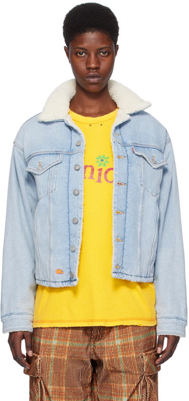 Яке ERL ERL Denim Trucker Jacket Синьо | ERL07J201, 0