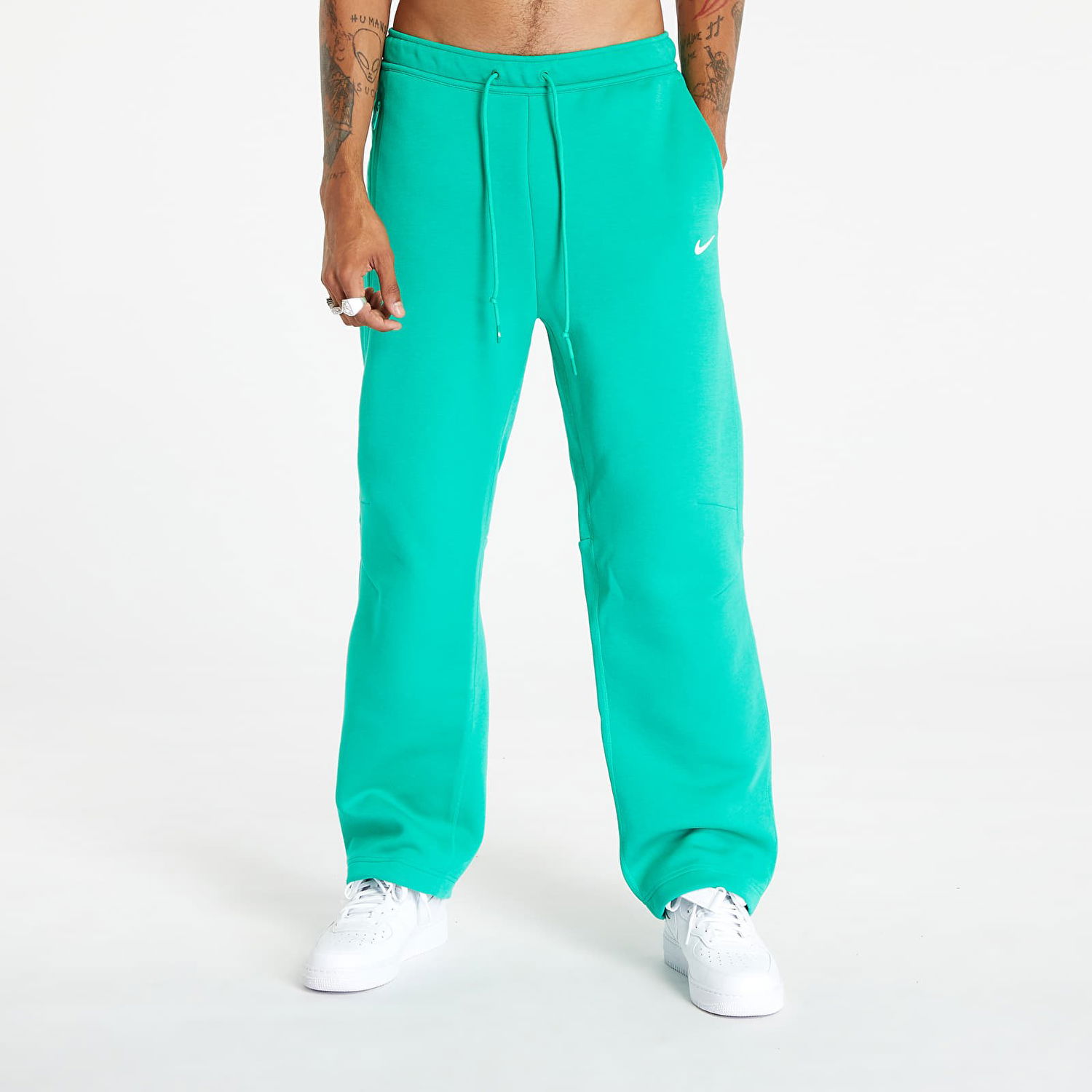 Спортни панталони Nike NOCTA x Tech Fleece Men's Open Hem Sweatpants Stadium Green/ Sail Тюркоазено | FD8460-324, 0