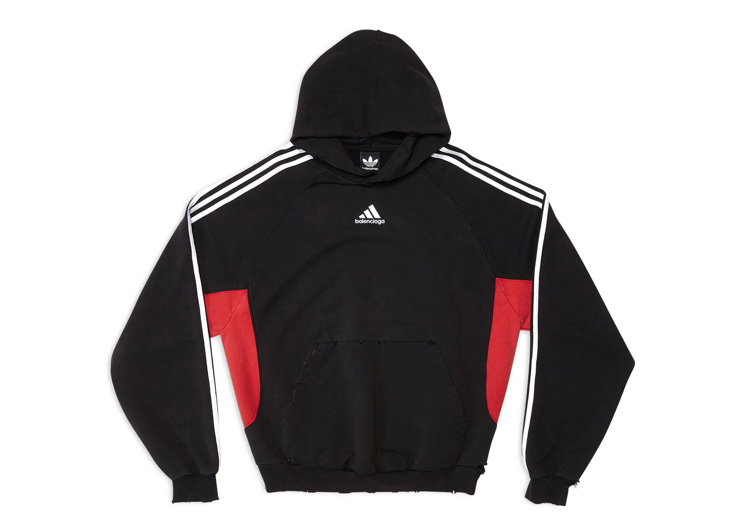 Суитчър Balenciaga adidas x  Small Fit Hoodie Черно | 715001TNVA81003, 0