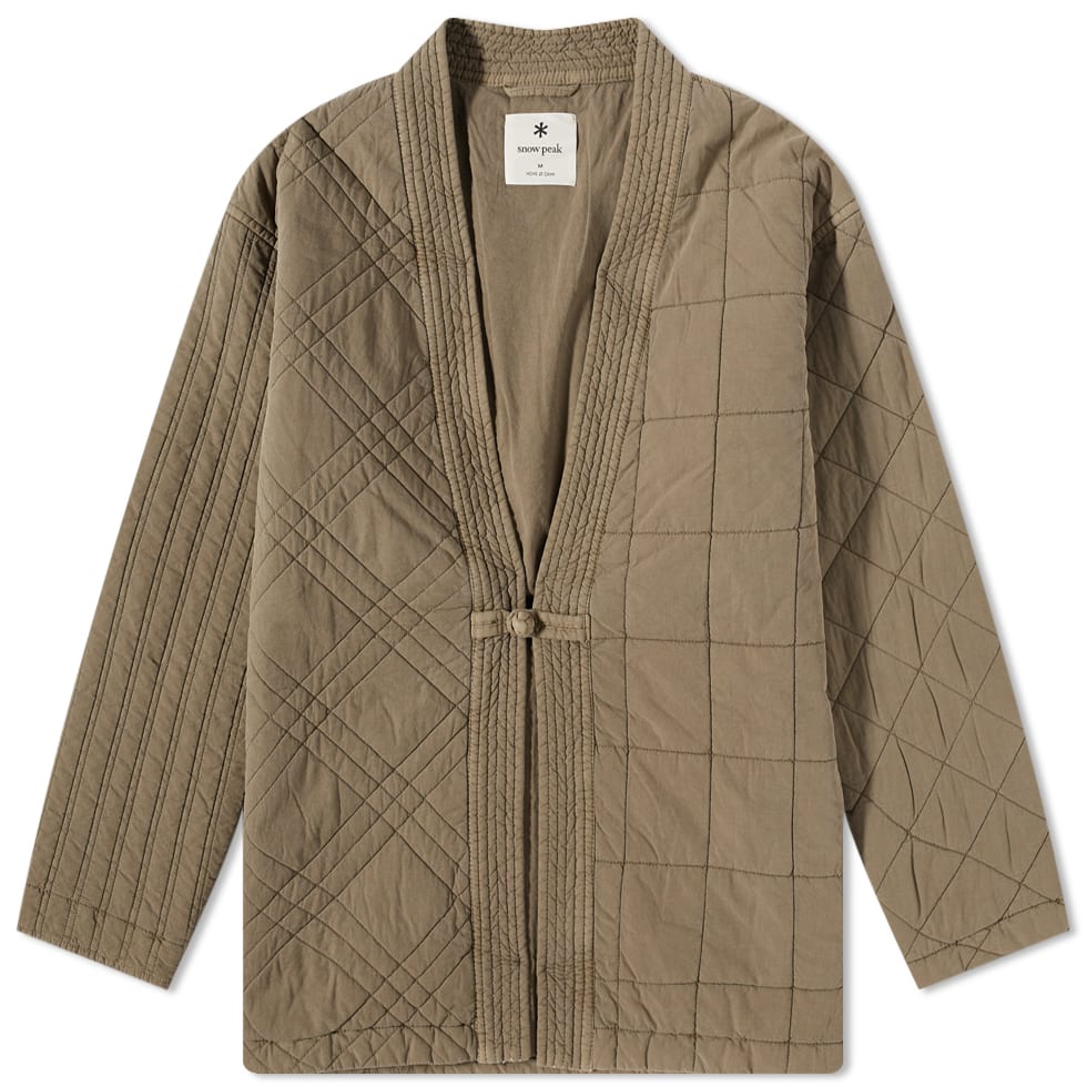 Яке Snow Peak Patchwork Quilted Noragi Jacket Кафяво | JK-22AU201-BR, 0