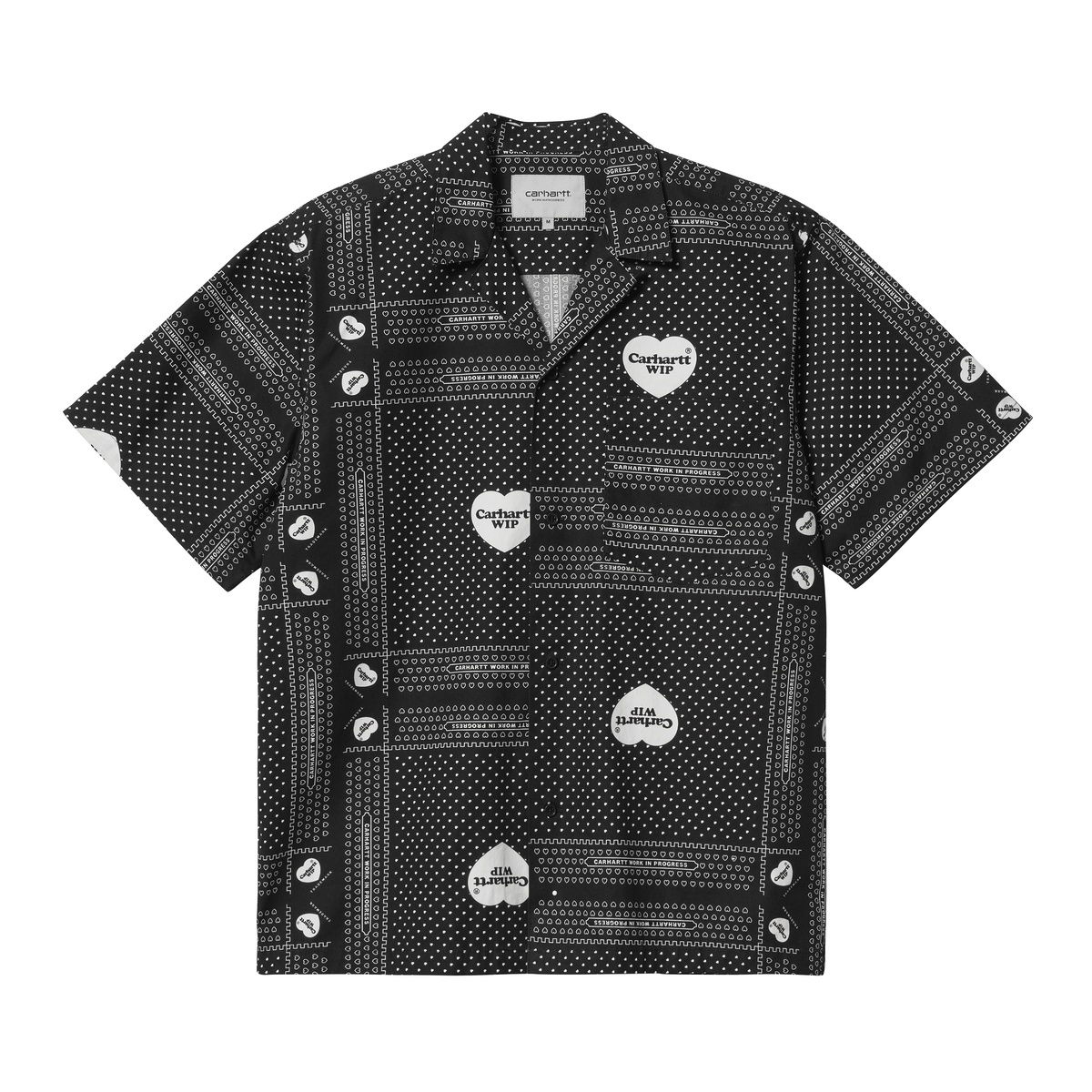 Риза Carhartt WIP Heart Bandana Shirt Черно | I033075_24M_XX, 0