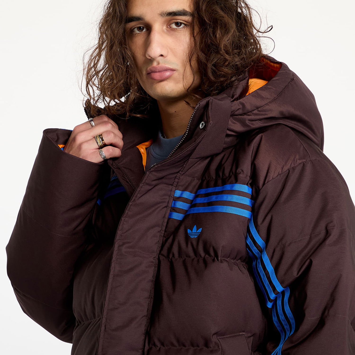 Пухо яке adidas Originals Jacket adidas Premium Puffer Jacket Shale Brown XL Черно | JL9556, 1