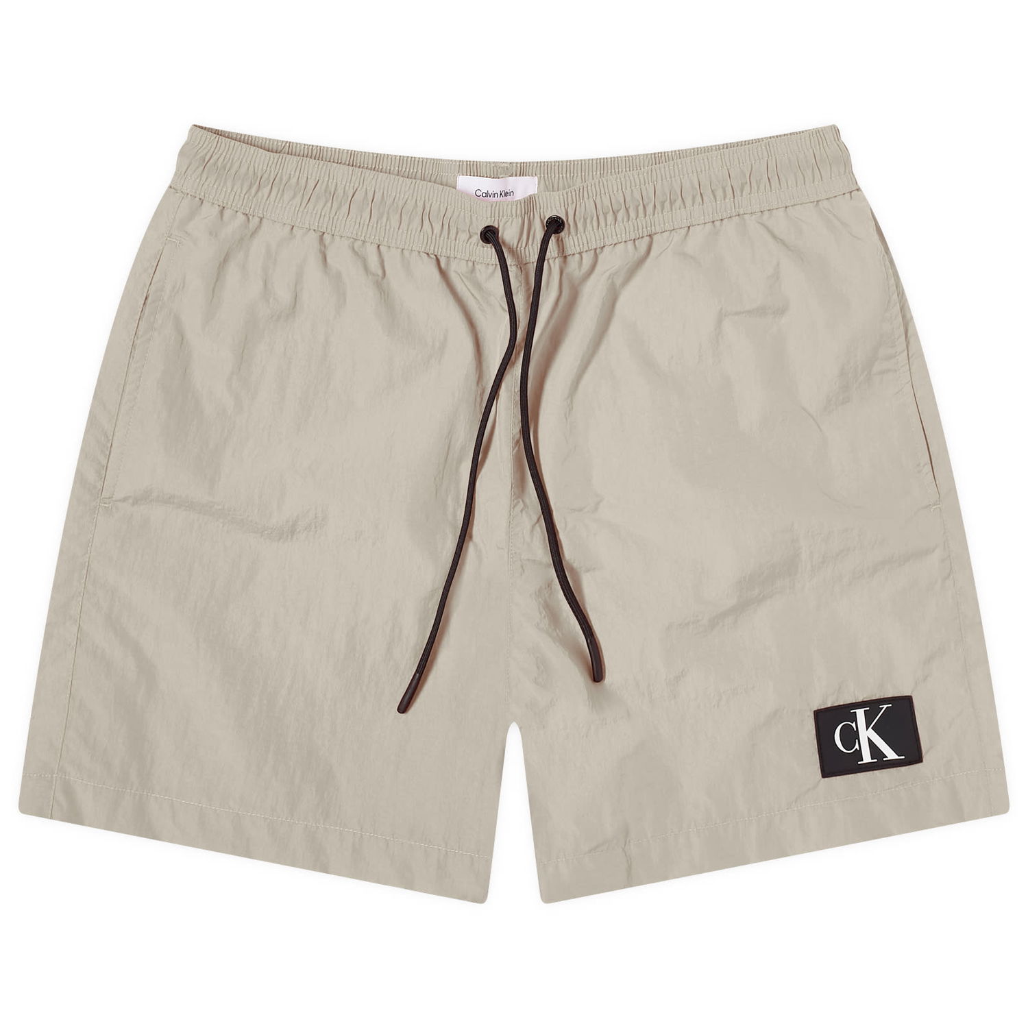 Къси панталони CALVIN KLEIN Monogram Logo Nylon Swim Сиво | KM0KM00980PE0, 0
