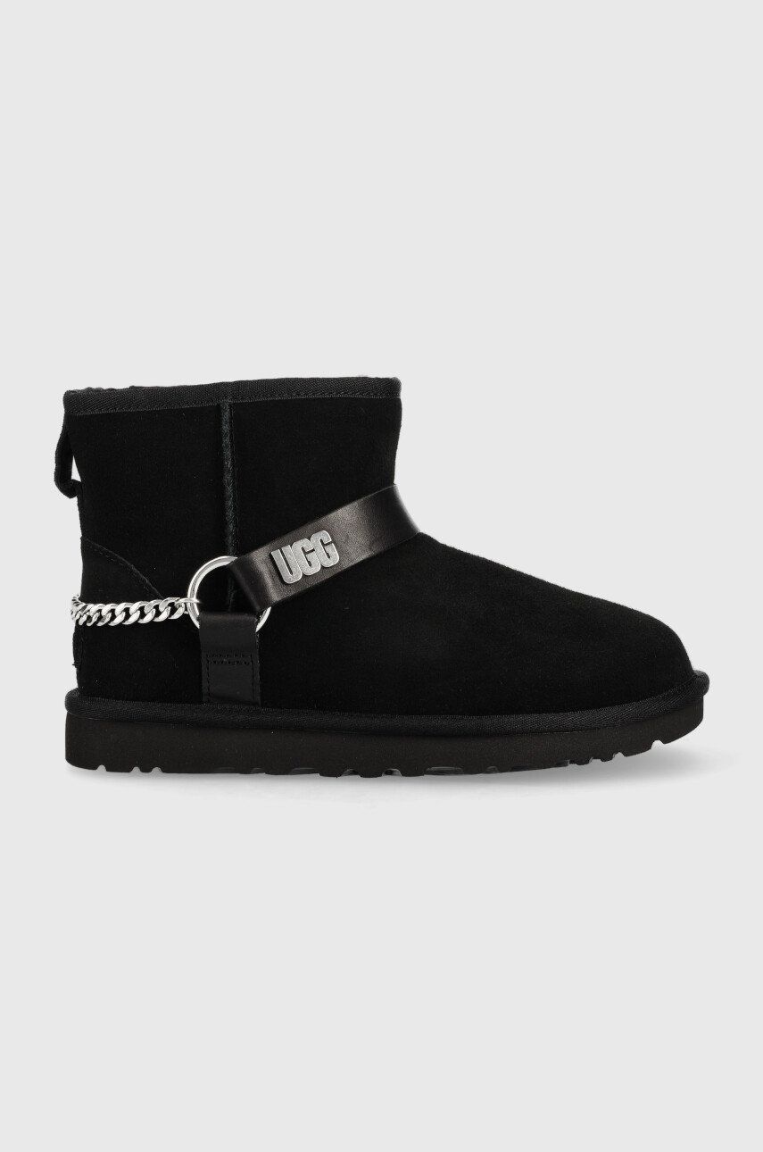 Кецове и обувки UGG Classic Mini Chains Черно | 1135090.BLK, 0