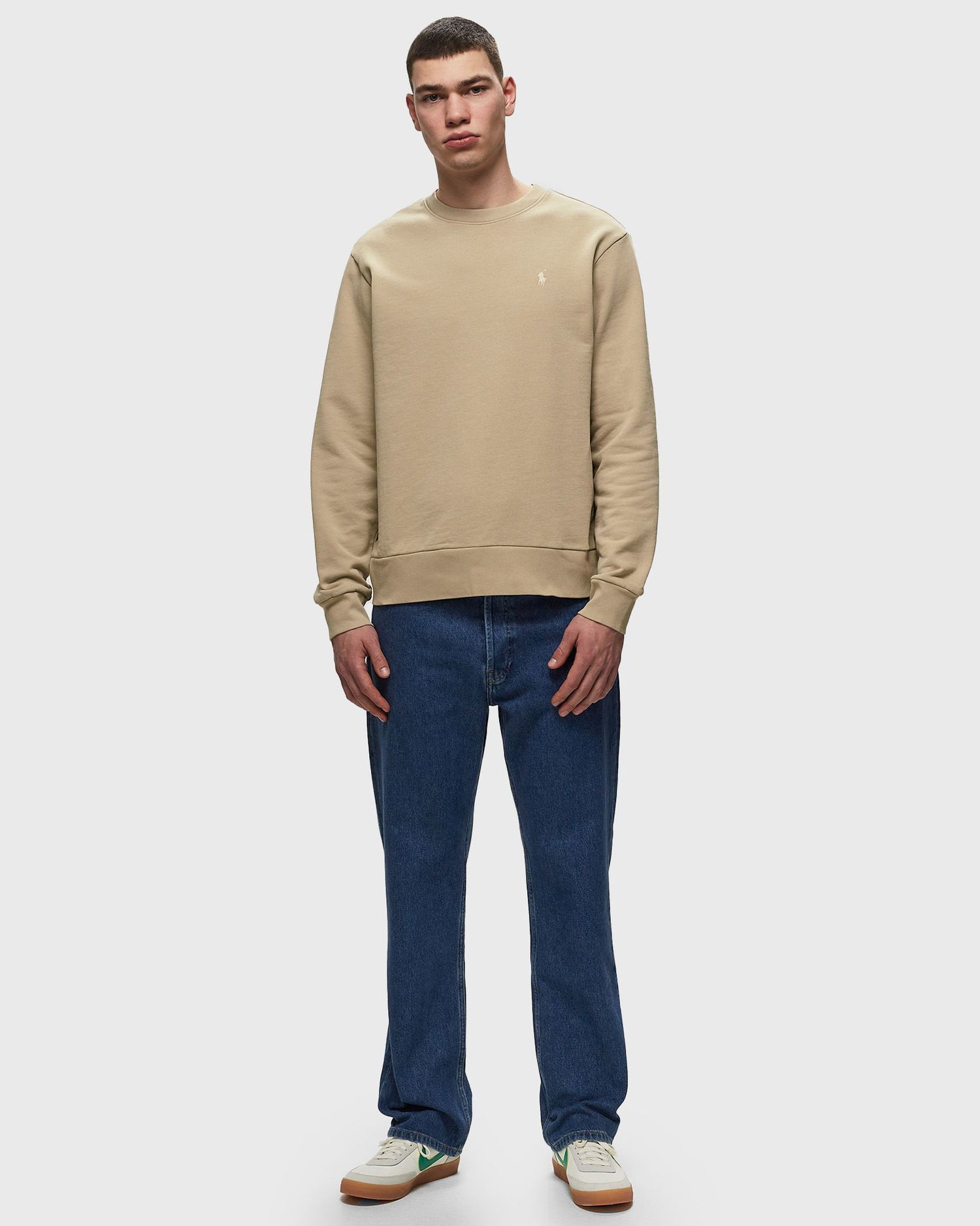 Суитчър Polo by Ralph Lauren LSCNM1-LONG SLEEVE-SWEATSHIRT Бежово | 710916689014, 1