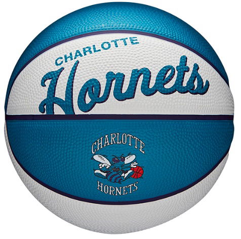 Спортна екипировка Wilson Tennis NBA Team Retro Mini Basketball CHAR HORNETS Многоцветен | wtb3200xbcha