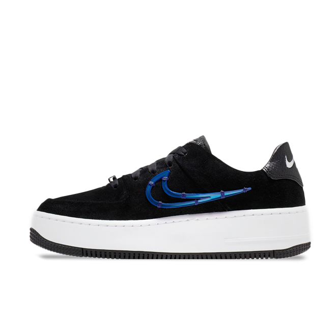 Кецове и обувки Nike Air Force 1 Sage Low LX "Black Deep Royal Blue" W Черно | CI3482 001, 0