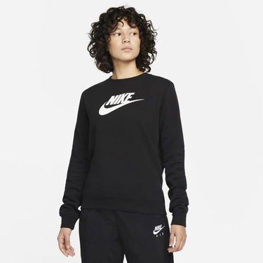 Суитчър Nike Sportswear Club Fleece Logo Crew-Neck Sweatshirt Черно | DQ5832-010, 0
