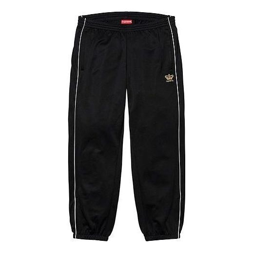 Спортни панталони Supreme Track Pants With Side Stripes Черно | SUP-FW19-168