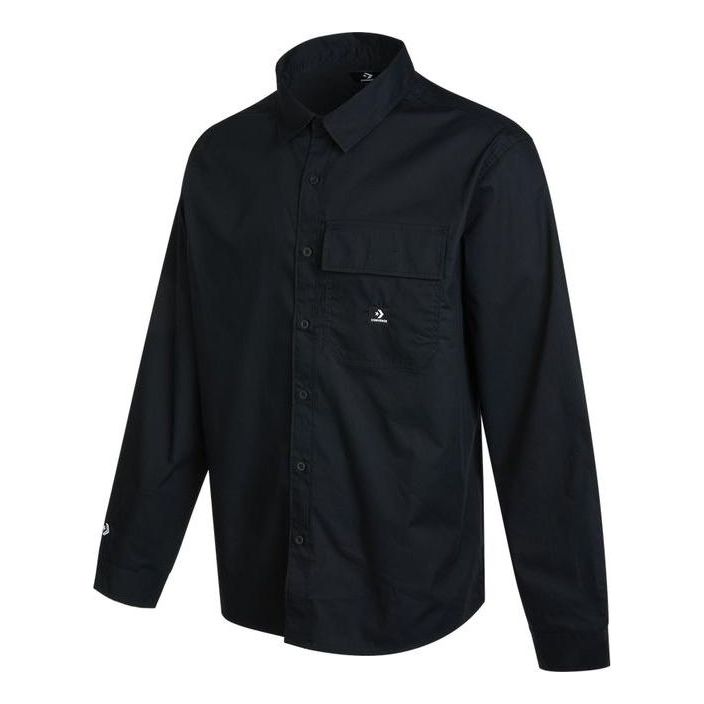 Риза Converse Woven Long Sleeve Shirt Черно | 10023803-A01, 0