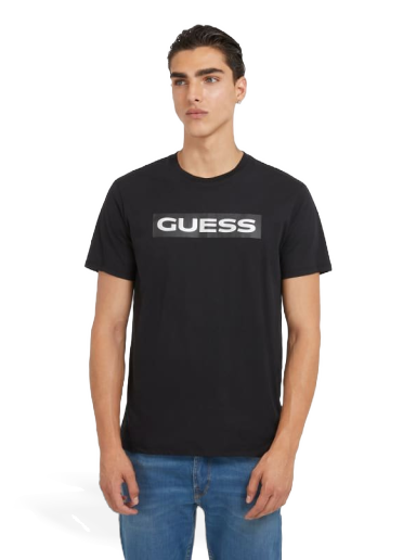 Тениска GUESS Front Logo Черно | M3BI80K9RM1