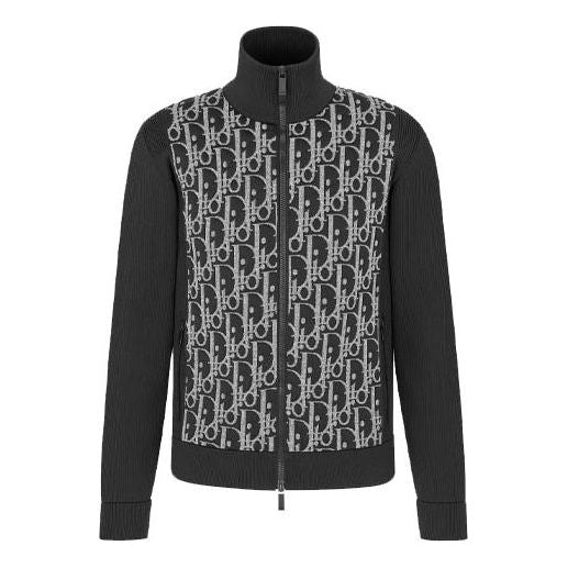 Пуловер Dior Embroidered Logo Cashmere Pullover Sweater Черно | 113M421AT195-C988