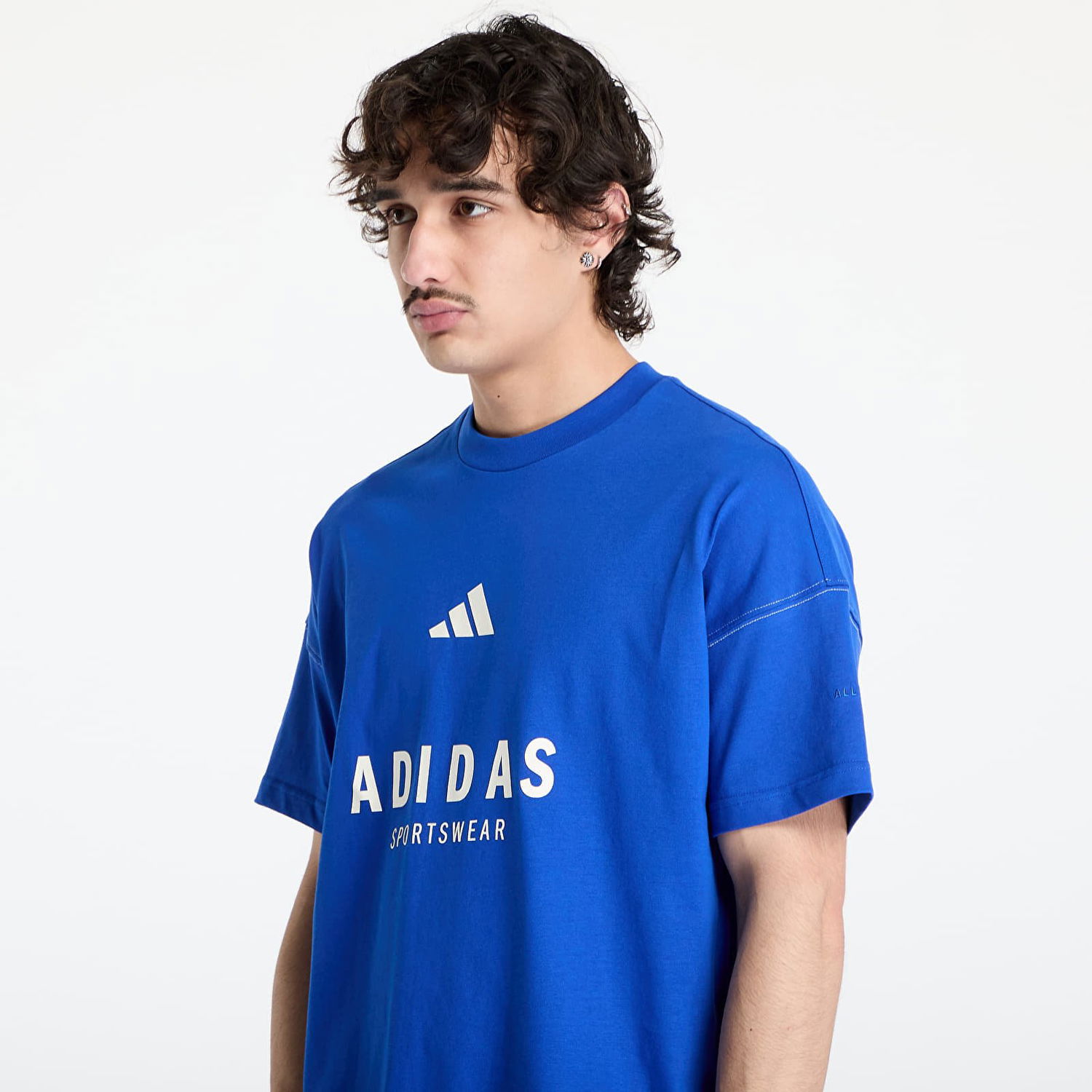 Тениска adidas Performance All Szn Graphic T-Shirt Синьо | JJ3661, 1