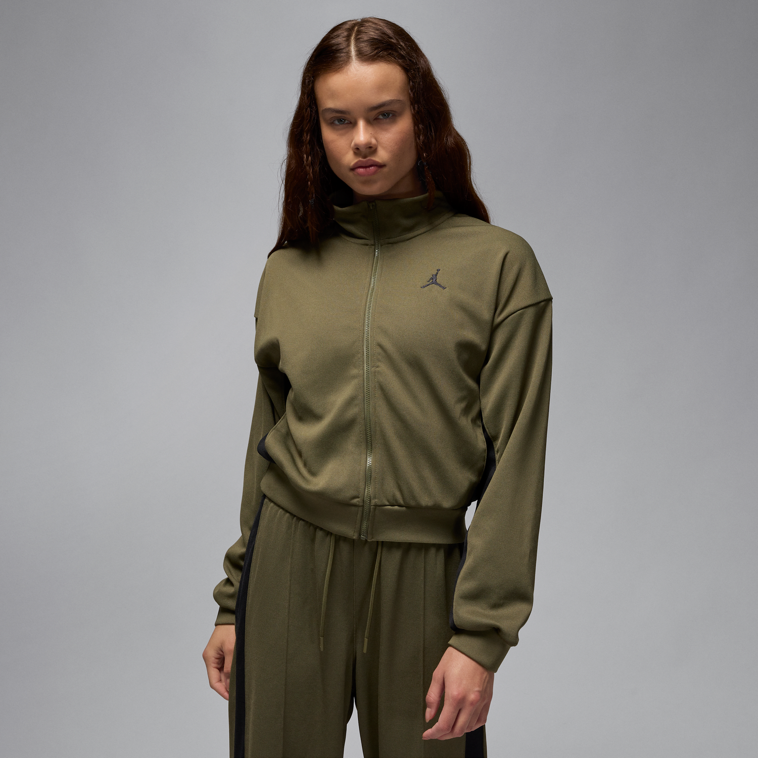 Комплект Jordan Jordan Knitted Track Jacket Зелено | FV7104-222, 1