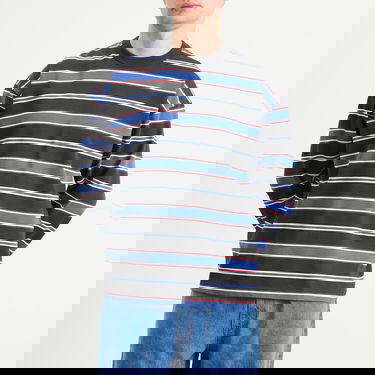 Тениска BEAMS BEAMS Loose Border Stripe Long Sleeve T-Shirt Многоцветен | 1114-0491-803-19, 2
