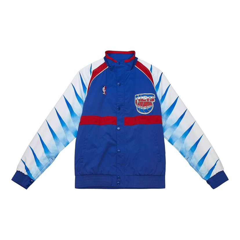 Яке бомбър Mitchell & Ness Mitchell & Ness Nets Authentic Jacket Синьо | AWJKSB19102-NJNPTRY90