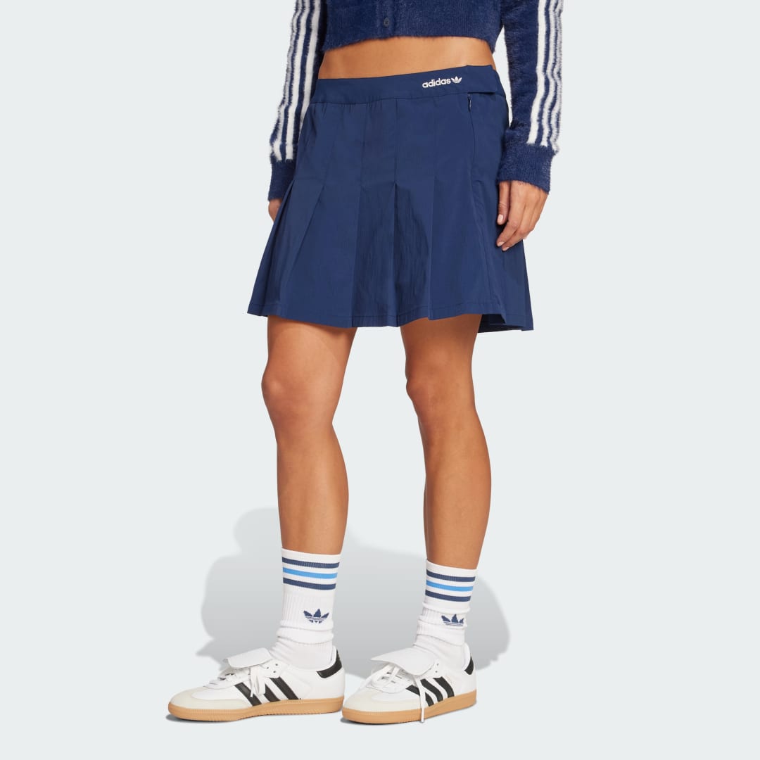 Пола adidas Performance Pleated Skirt Тъмно синьо | JW5141, 0
