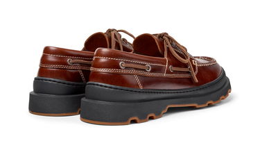 Кецове и обувки Camper Brutus+ Chunky Laced Loafers Кафяво | K101067-001, 2