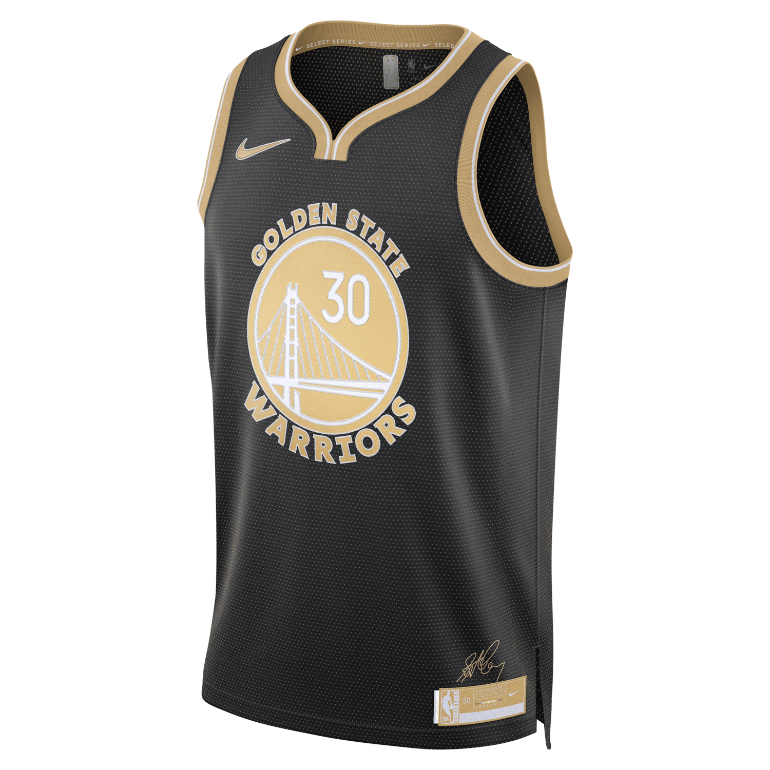 Фланелка Nike Dri-FIT NBA Swingman Stephen Curry Golden State Warriors 2024 Select Series Черно | FN5907-053, 0