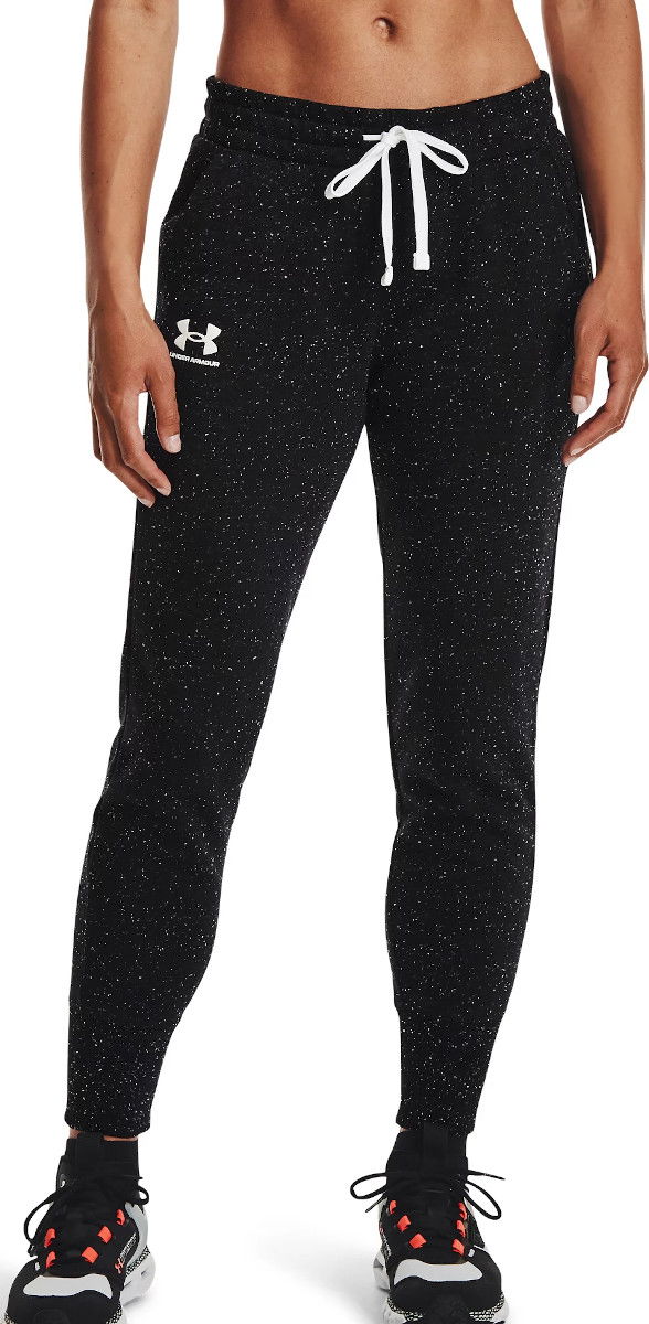 Спортни панталони Under Armour Rival Fleece Speckled Drawstring Joggers Черно | 1356416-002