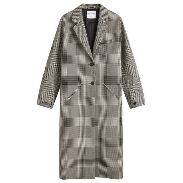 Long Houndstooth Coat