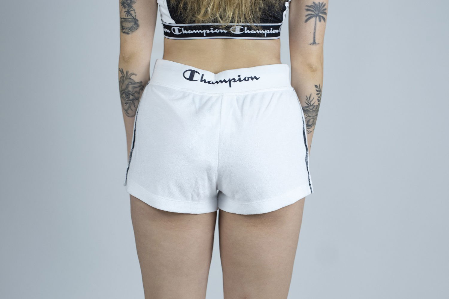 Къси панталони Champion Shorts Champ Бяло | 112663-WW001, 1