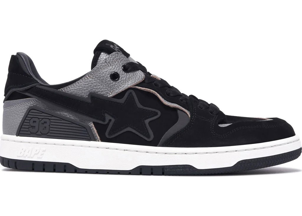 Кецове и обувки BAPE A Bathing Ape Sk8 Sta #6 Black Черно | 1K30-191-313-BLK/001FWK301313M-BLK, 0