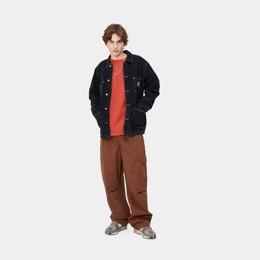 Палта Carhartt WIP OG Chore Coat "Black heavy stone wash" Черно | I031896_89_60, 2
