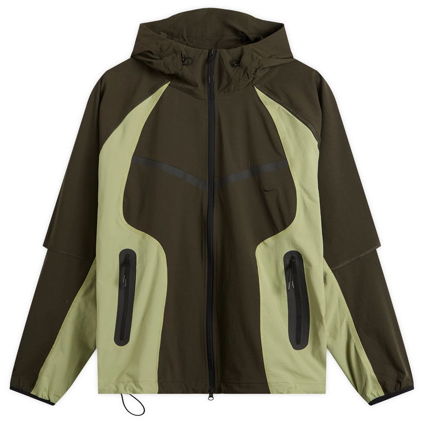 Ветровка Nike Tech Woven Full Zip Hooded Jacket Зелено | IH8461-355