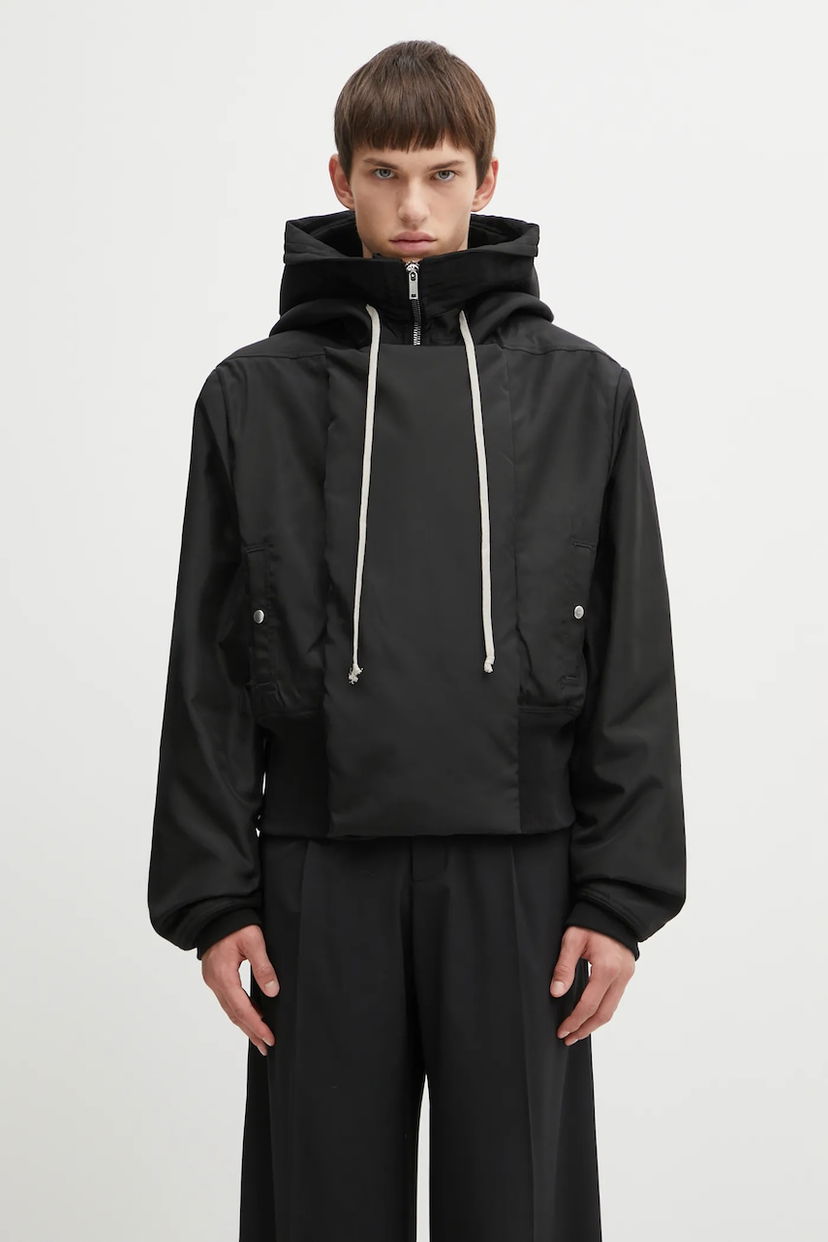 Парка Rick Owens Rick Owens DRKSHDW Cropped Alice Parka Черно | DU02E7781.NCV