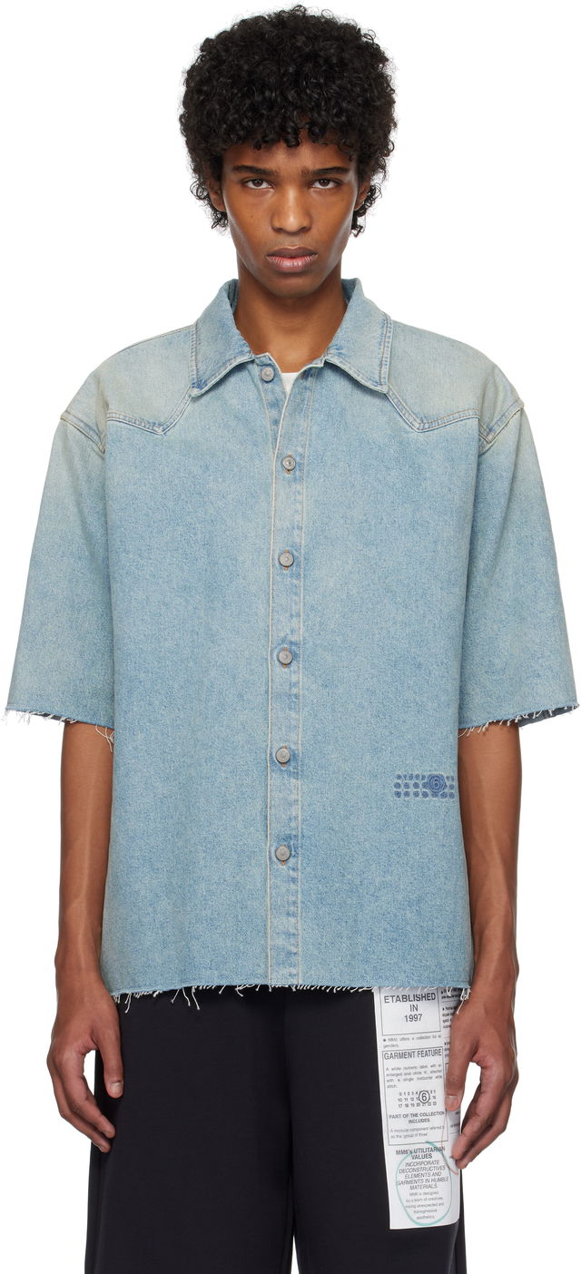MM6 Maison Margiela Short Sleeve Denim Shirt