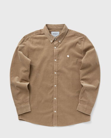 Риза Carhartt WIP Madison Long Sleeve Corduroy Shirt Бежово | I030580-1OY.XX, 0