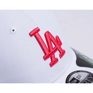 Шапка с козирка New Era 9FORTY MLB Repreve Los Angeles Dodgers White / Lava Red One Size Бяло | 60435242, 3