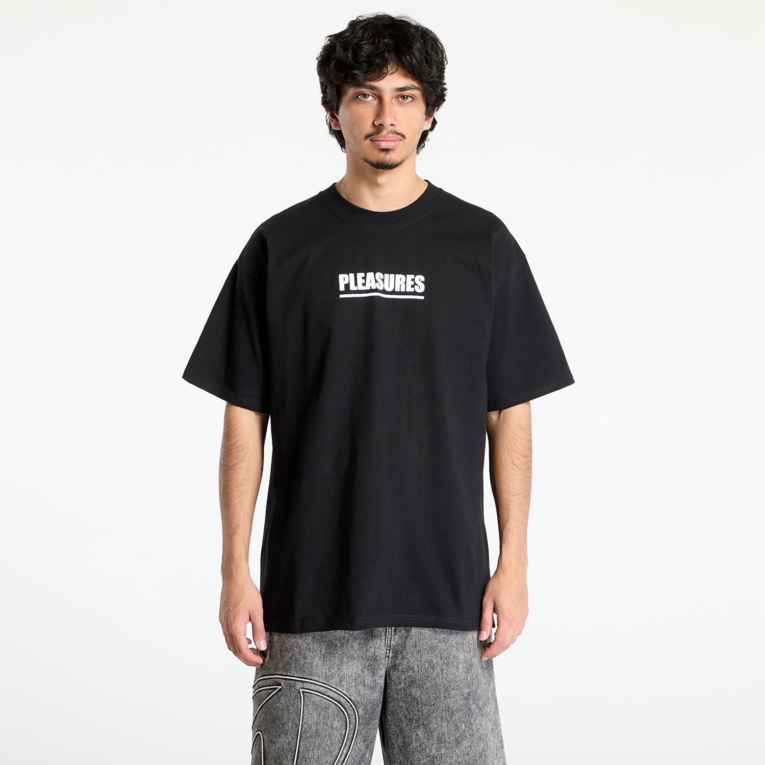 Тениска Pleasures PLEASURES Scripture T-Shirt Черно | P25SU050 BLACK, 0