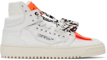 Кецове и обувки Off-White Off Court 3.0 Leather Sneakers Бяло | OWIA112F21LEA0010101, 0