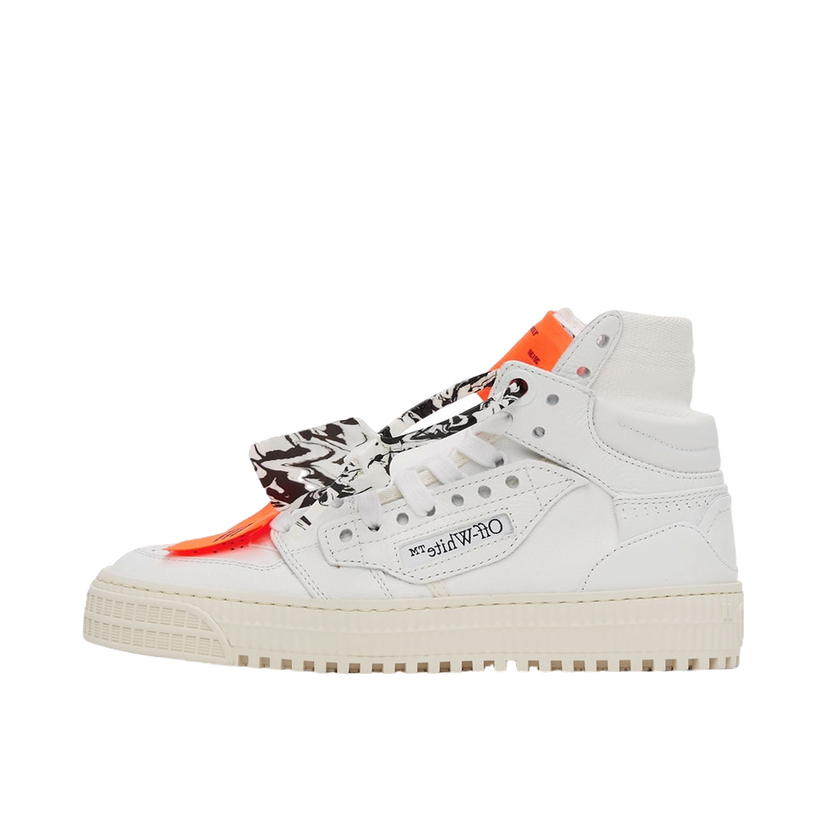 Кецове и обувки Off-White Off Court 3.0 Leather Sneakers Бяло | OWIA112F21LEA0010101