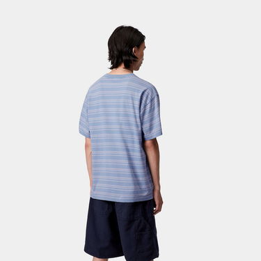 Тениска Carhartt WIP Carhartt WIP Brodine Stripe Short Sleeve T-Shirt Синьо | I035168_6, 1