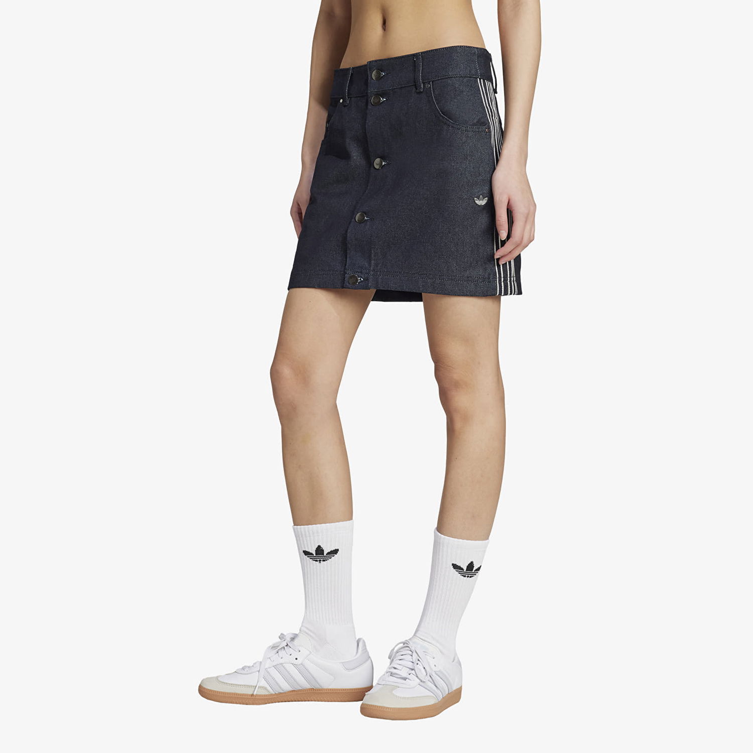 Пола adidas Originals Denim Skirt Синьо | JJ3147, 0