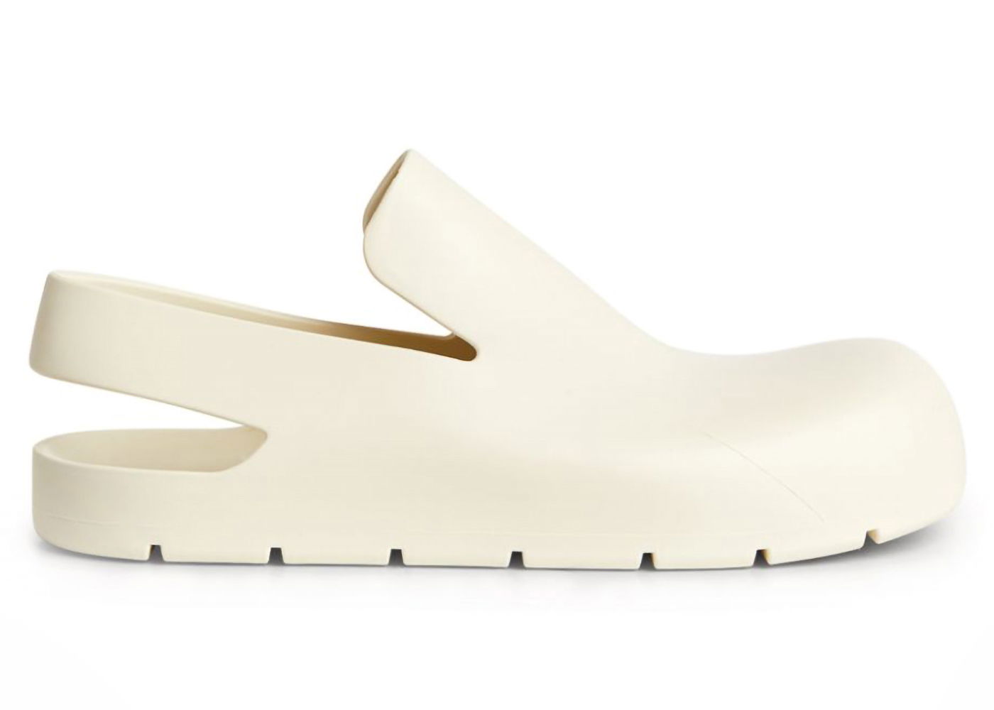 Кецове и обувки Bottega Veneta Rubber Slingback Shoes Бяло | 658767V00P09031, 0