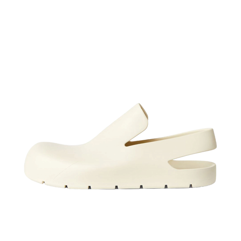 Кецове и обувки Bottega Veneta Rubber Slingback Shoes Бяло | 658767V00P09031