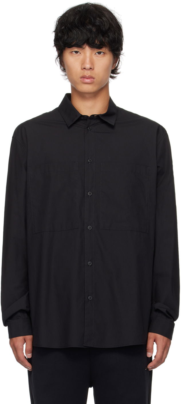 Риза Moncler Black Patch Pocket Shirt Черно | J20912F00001549CG, 0