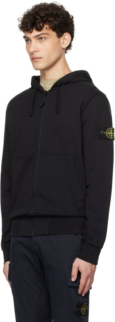 Суитчър Stone Island Diagonal Fleece Old Effect Hoodie Черно | K1S156100042S0051, 3