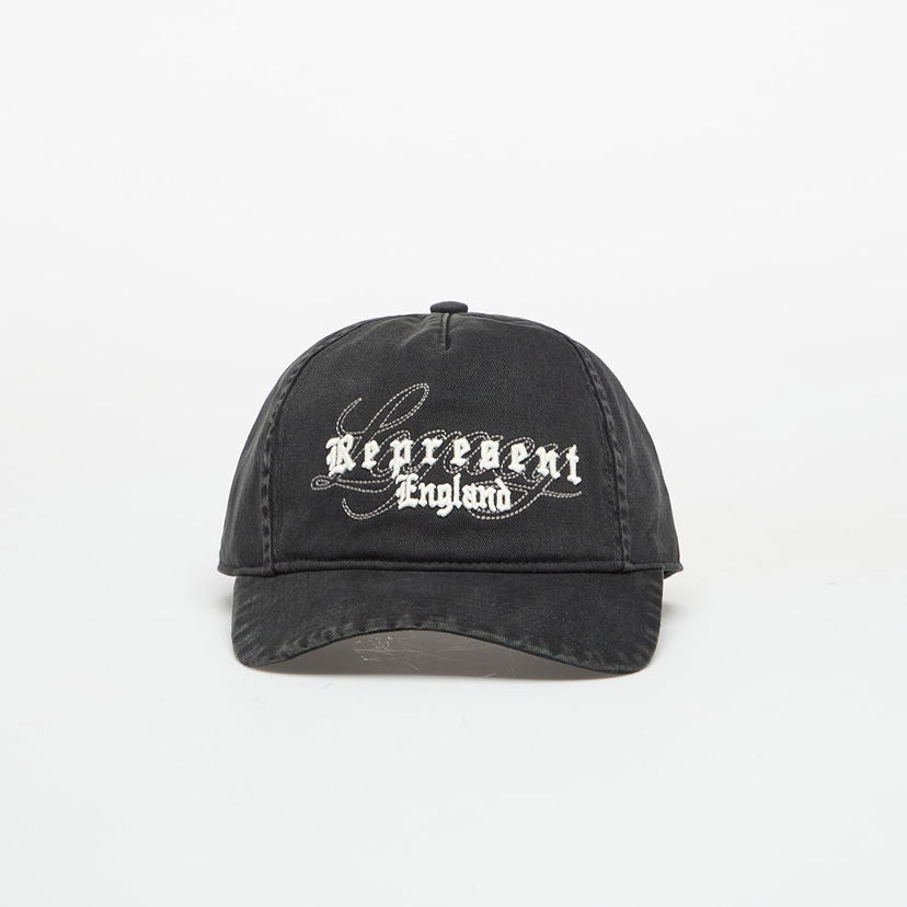 Шапка с козирка Represent Clo Washed Legacy Cap with England Embroidery Черно | MLM100351-01