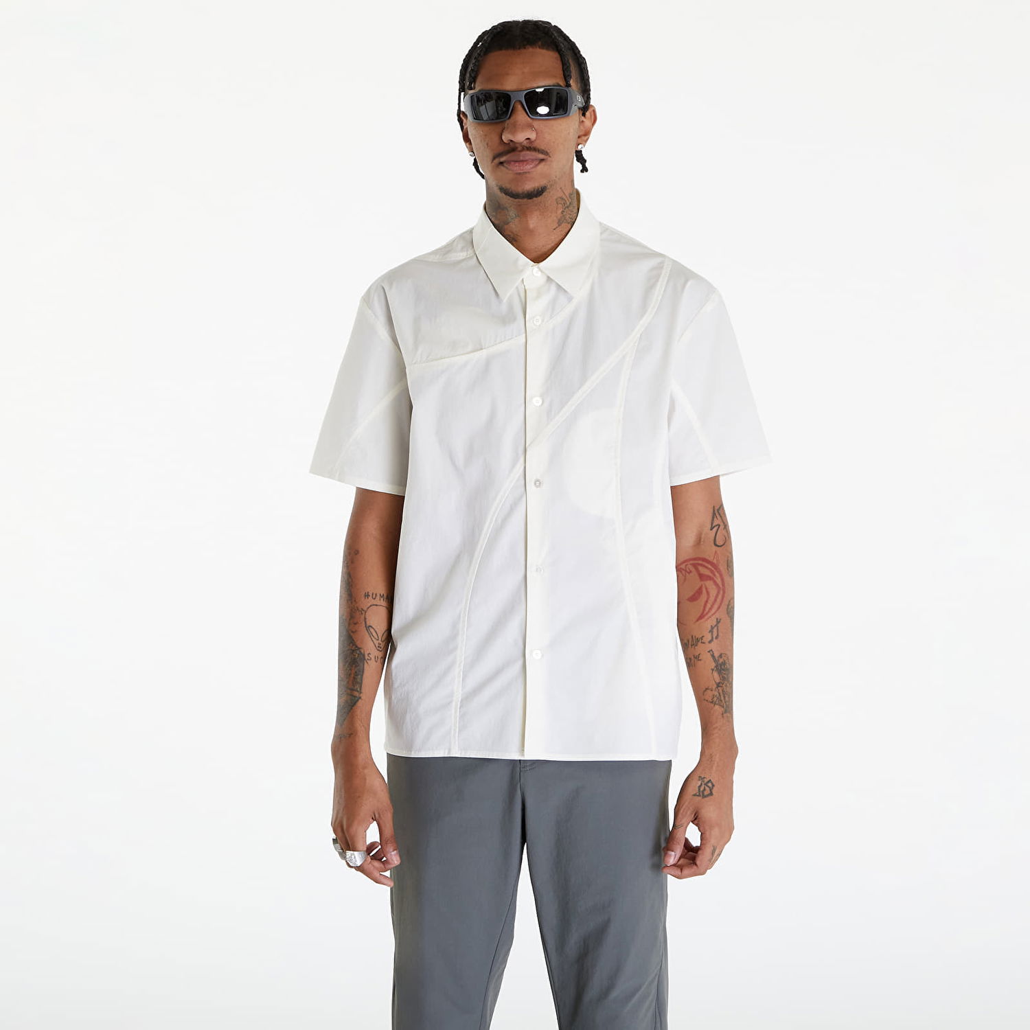 Риза Post Archive Faction (PAF) 6.0 Shirt Center White Бяло | 60TSCW-WHITE, 0