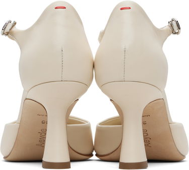 Облекло Aeyde Aeyde Salvi Ankle Strap Heels Бяло | A11-PU-VDHP75ST167-SS25-100-007, 1