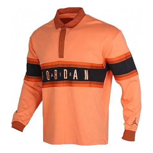 Поло тениска Jordan Jordan Long Sleeve Polo Shirt Оранжево
 | BQ5670-854
