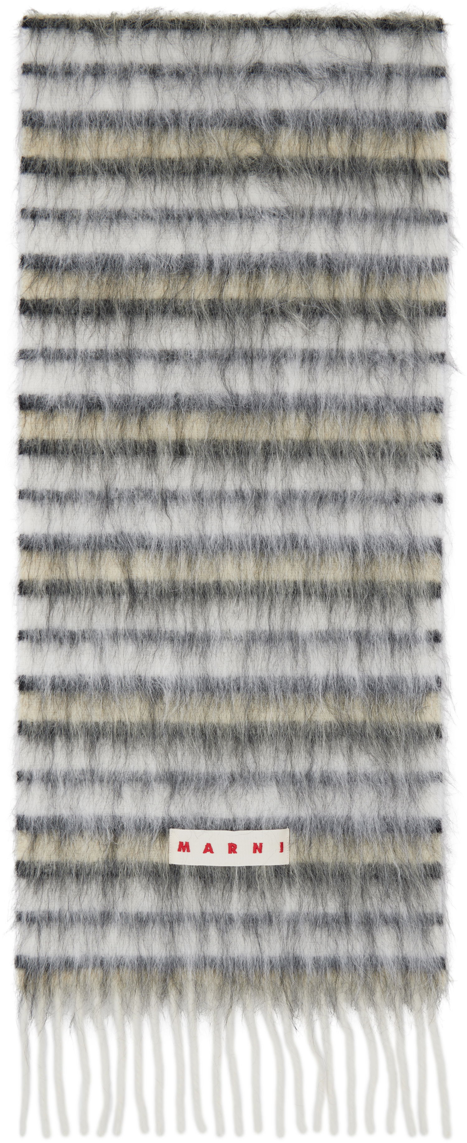 Шал Marni Wool & Mohair Scarf Сиво | SCMC0127Y0 UAW040, 0