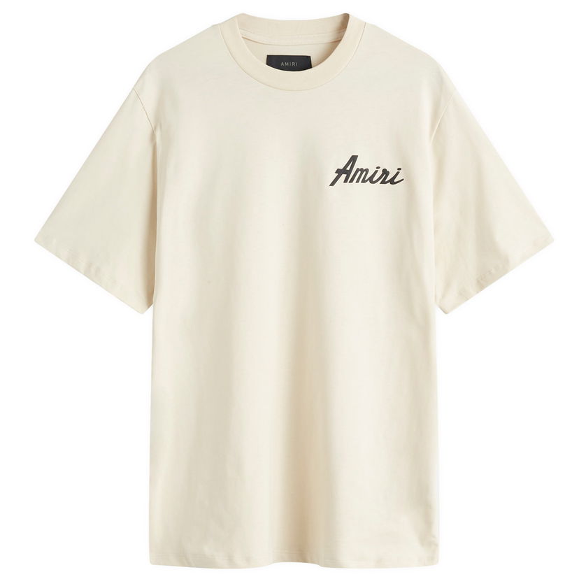 Тениска AMIRI City T-Shirt Alabaster Бежово | AMJYTE1146-271